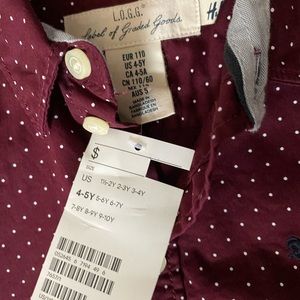 Boy 4-5 Short Sleeve Button Up